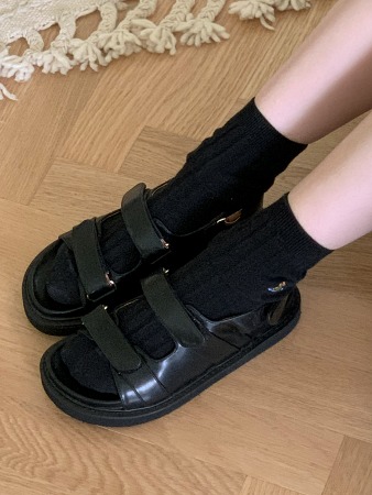 funny velcro sandals (2color)