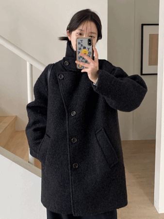 connie boucle coat (2color) 퀄리티굿