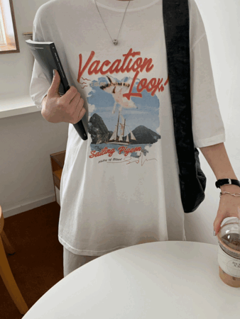 vacation t-shirt (2color)
