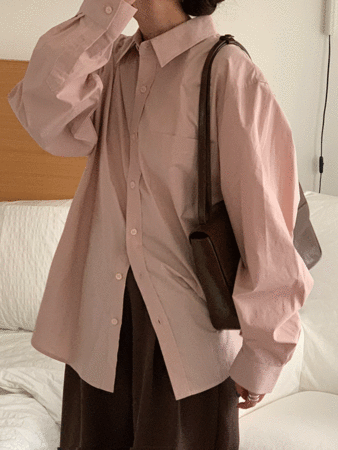 [당일발송] clean cotton shirts (8colors) 주문폭주! 소라, 연베이지, 차콜, 핑크, 화이트 당일발송