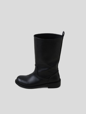 black round cozy boots (1color)