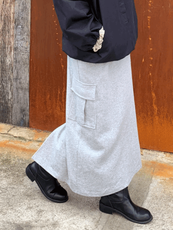 essence cargo long skirt (5color)