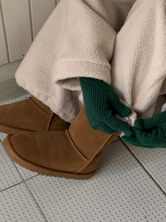 round ugg boots (4colors) 리얼레더!