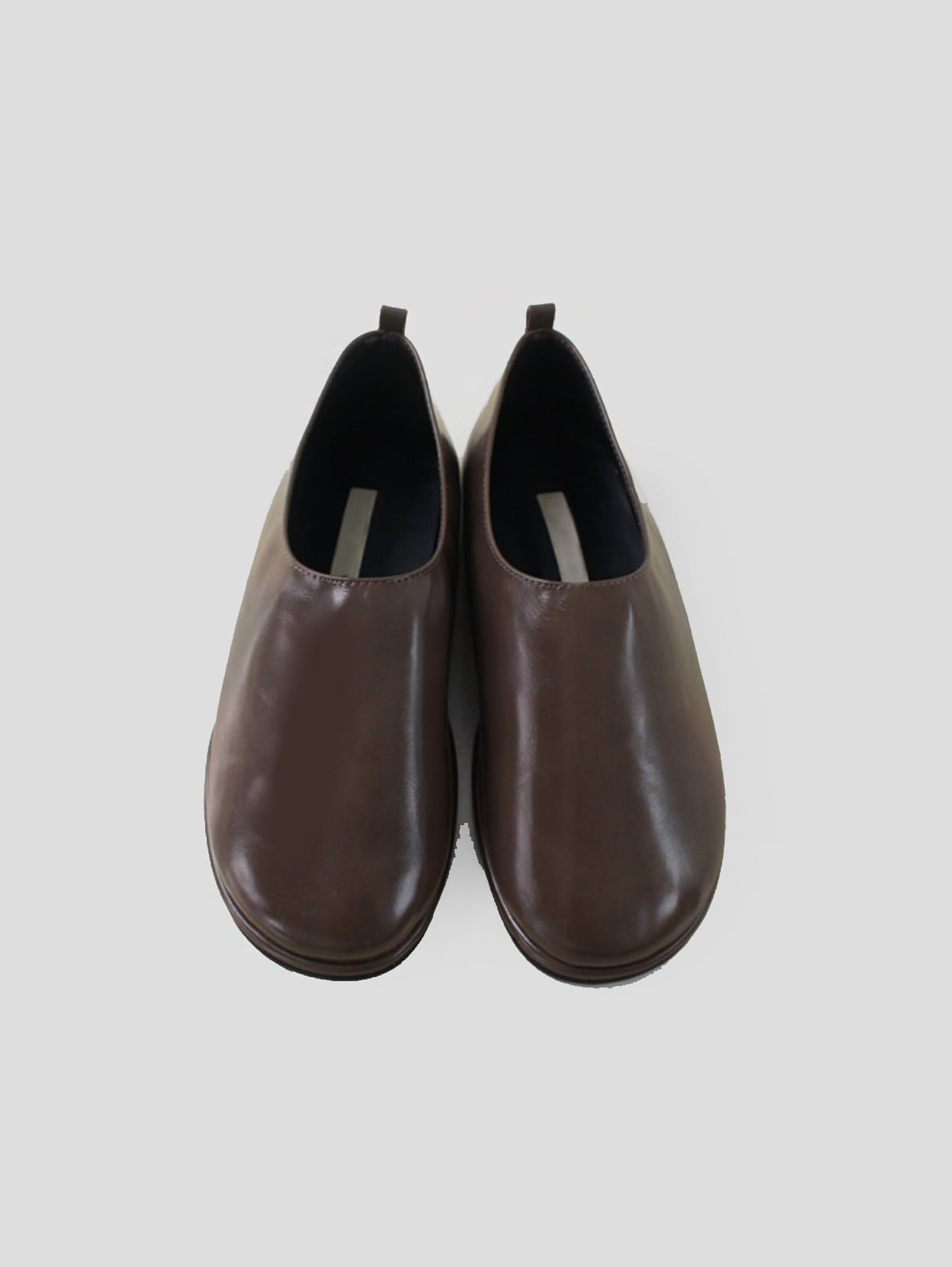 glossy round loafer (4colors)