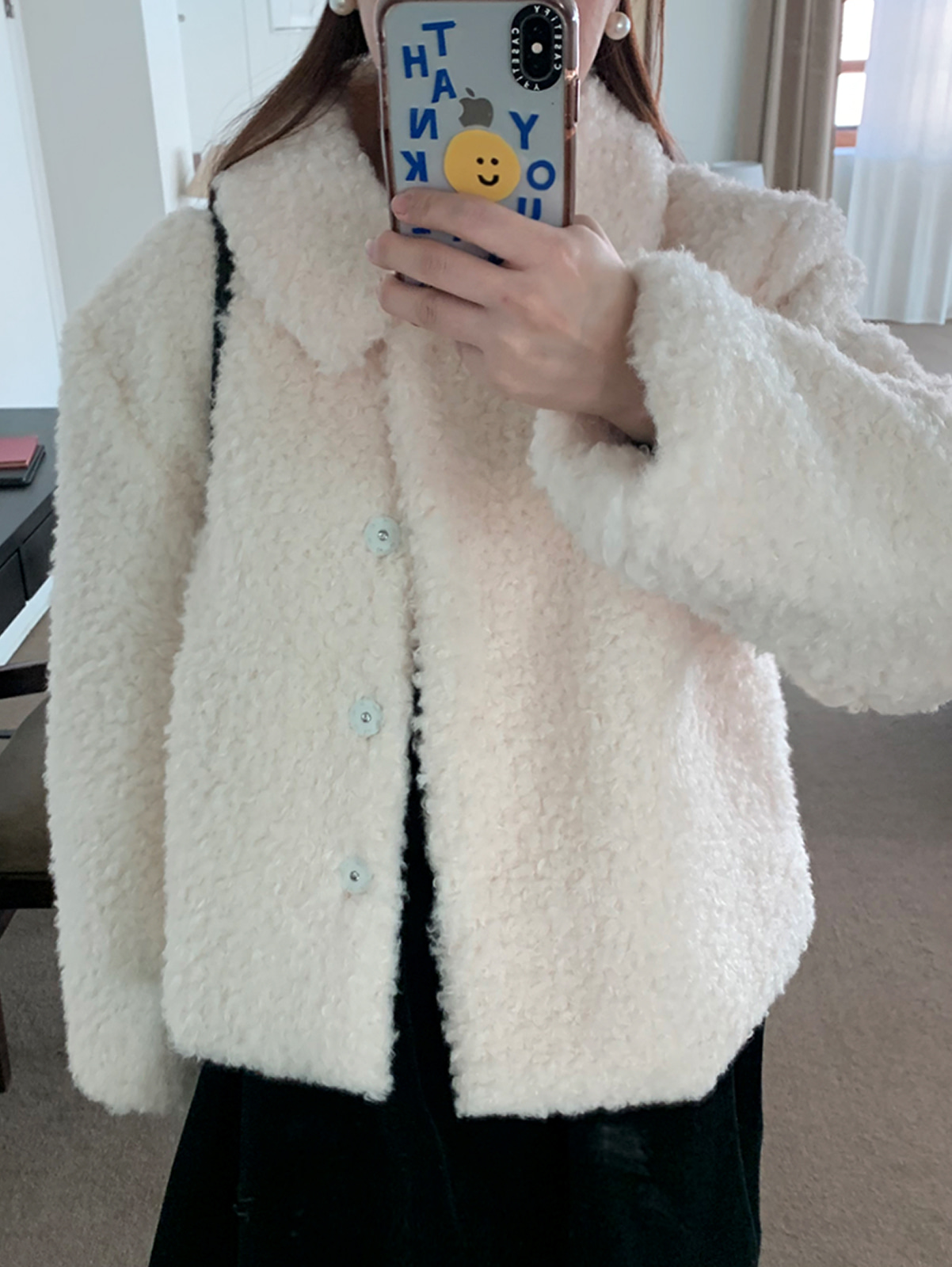 jelly fur jacket (2colors)