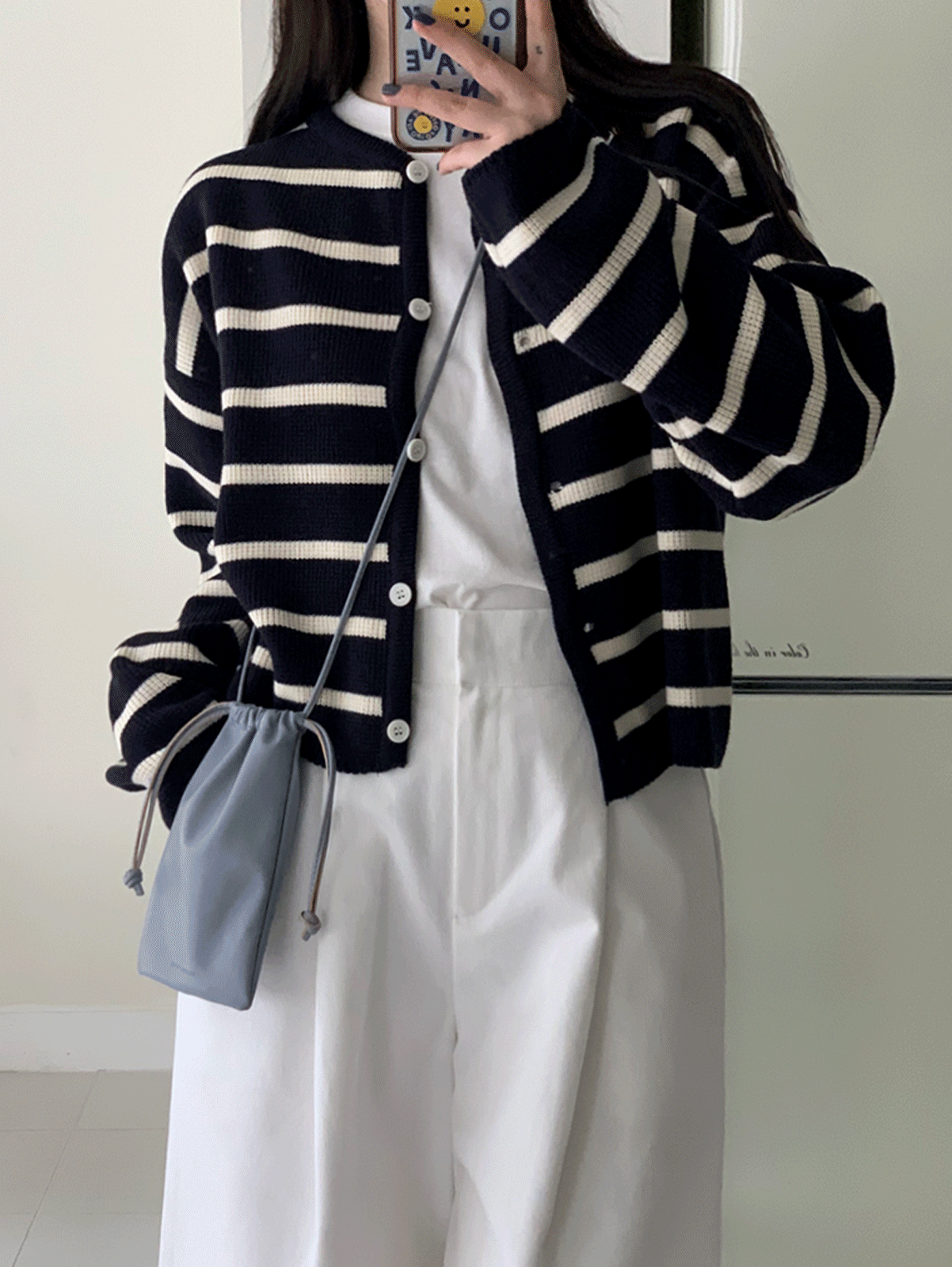 positano stripe cardigan (2color)