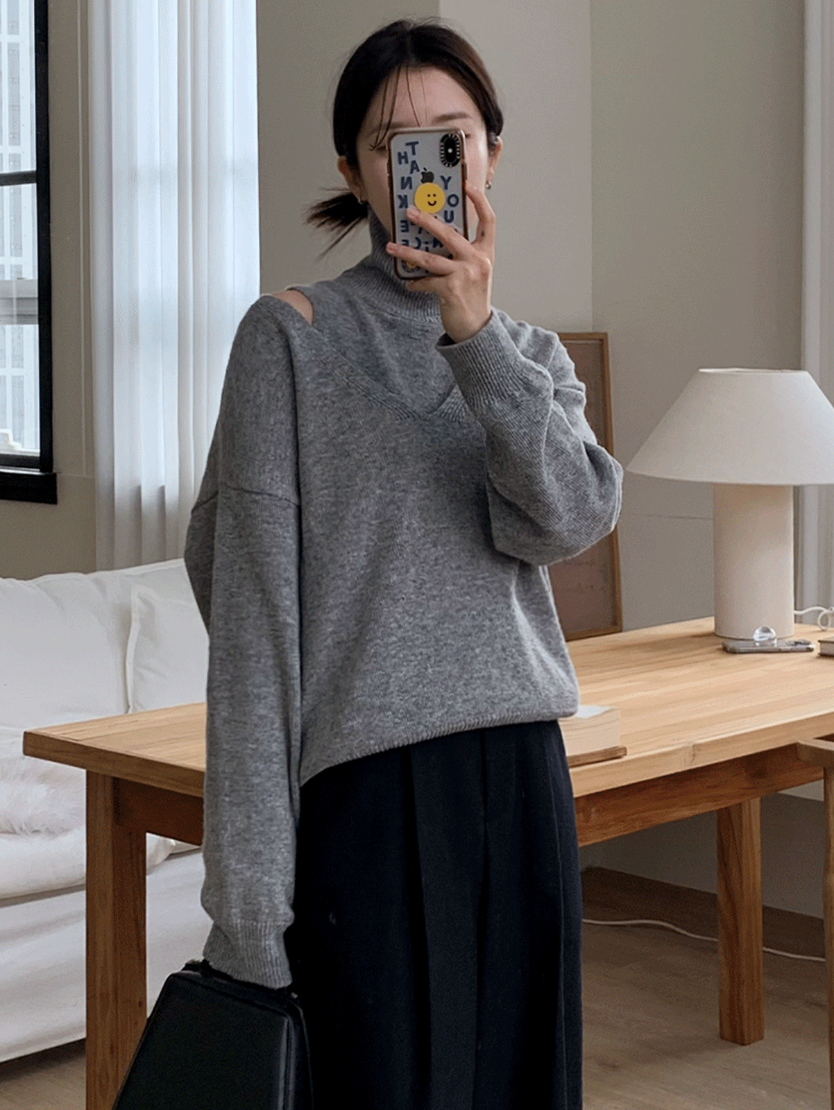 penny layered knit set (4color)