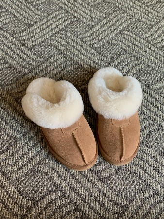 igloo fur slippers (2colors) 리얼레더