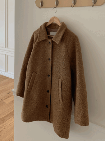 boucle half wool coat (2colors) 추천!