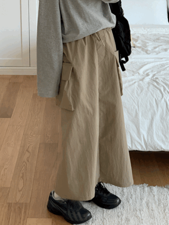 crunch cargo skirt (4colors)
