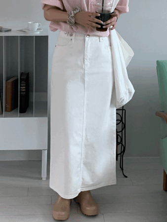 pin long skirt (2color)