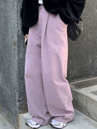 dolly pintuck pants (3color)