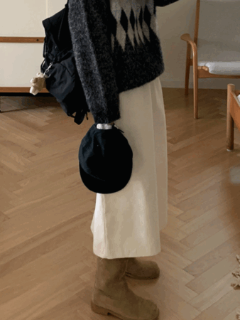 taylor corduroy skirt (4color)