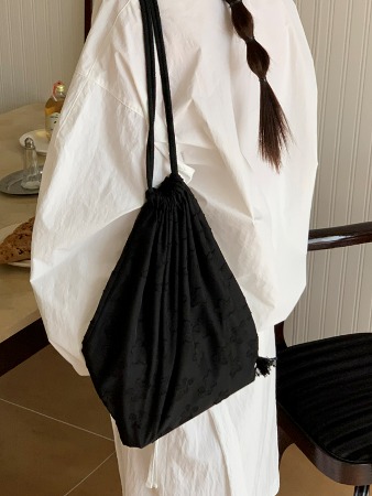 cota flower bag (2color) 블랙 당일발송